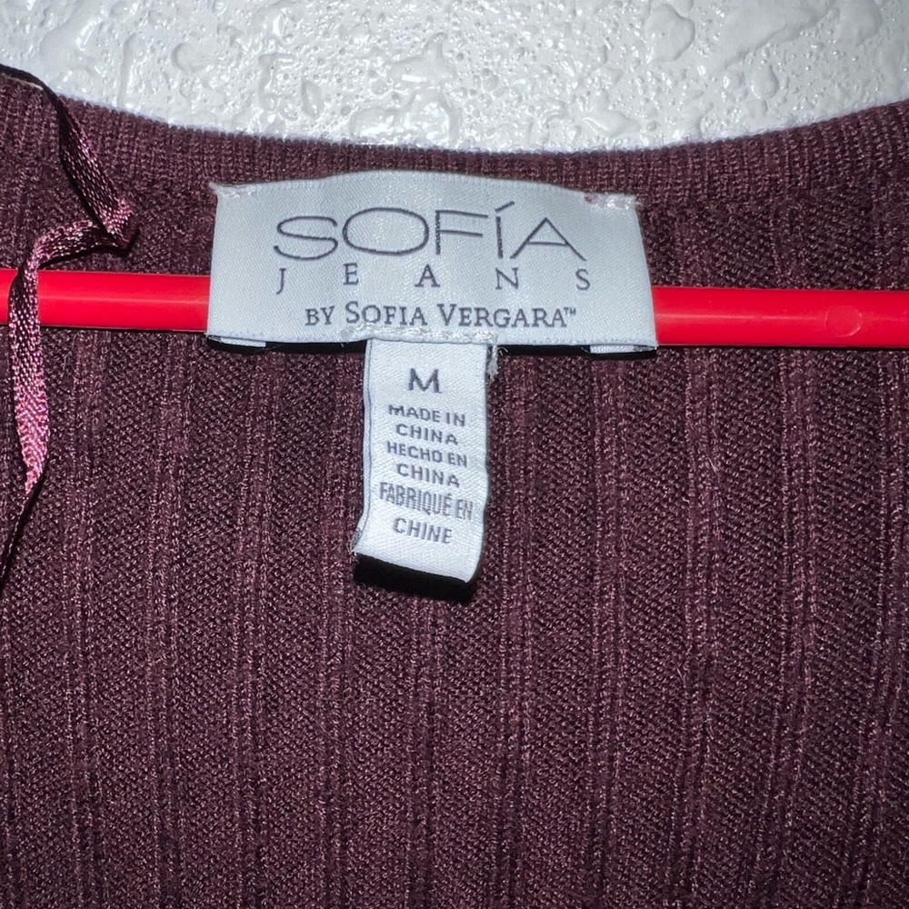 maroon maxi dress - Picture 3 of 3